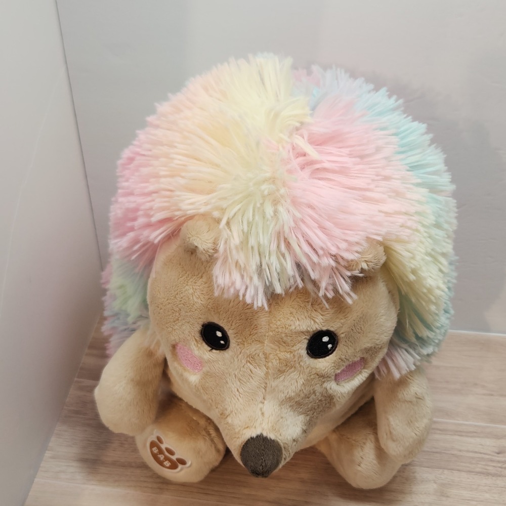 Build-A-Bear Workshop Cool Quills Hedgehog Easter Plushie Stuffed Animal, BAB - Picture 5 of 9